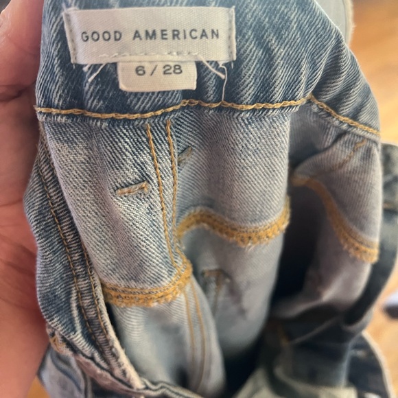 Good American Light Blue Denim Overalls - Picture 3 of 3